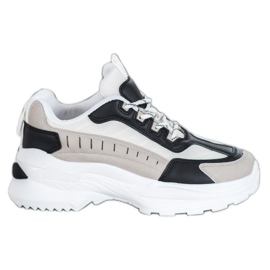 SHELOVET Chaussures à la mode sur la plate-forme multicolore