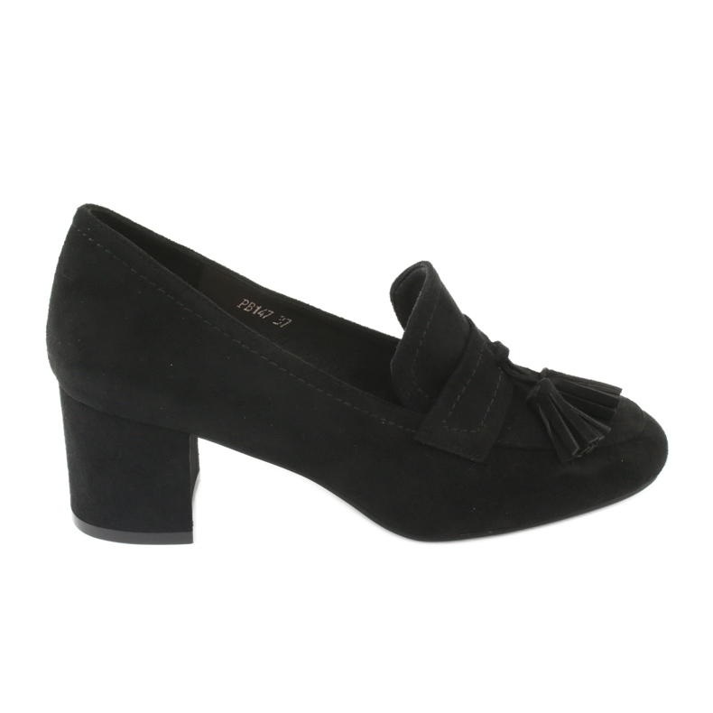 Chaussures sur le poste de Sergio Leone PB147 noir le noir Chaussures sur le poste de Sergio Leone PB147 noir le noir