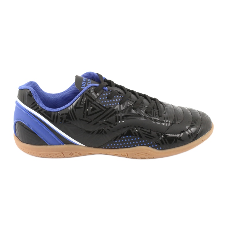 Chaussures d'intérieur pour hommes American Club OG13 noir / royal le noir