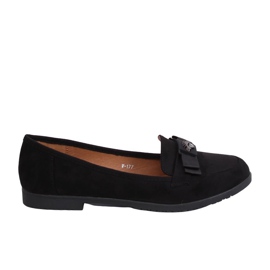 Mocassins femme noirs W-177 Noir