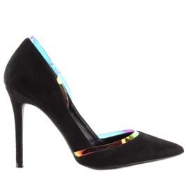 Escarpins noirs opale 5126 Black - Ii Gat le noir