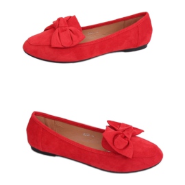 Mocassins à nœud rouge B2028 Rouge Mocassins à nœud rouge B2028 Rouge