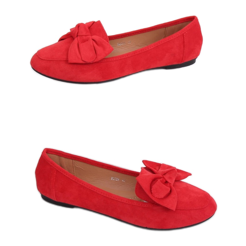 Mocassins à nœud rouge B2028 Rouge Mocassins à nœud rouge B2028 Rouge