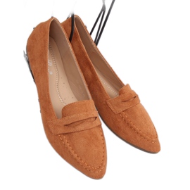 Mocassins femme camel CH-1M6 Camel brun