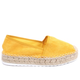 Espadrilles femme miel JH91P Jaune