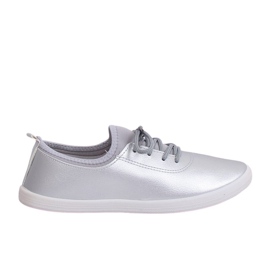 Baskets femme argentées W9782 Argent gris