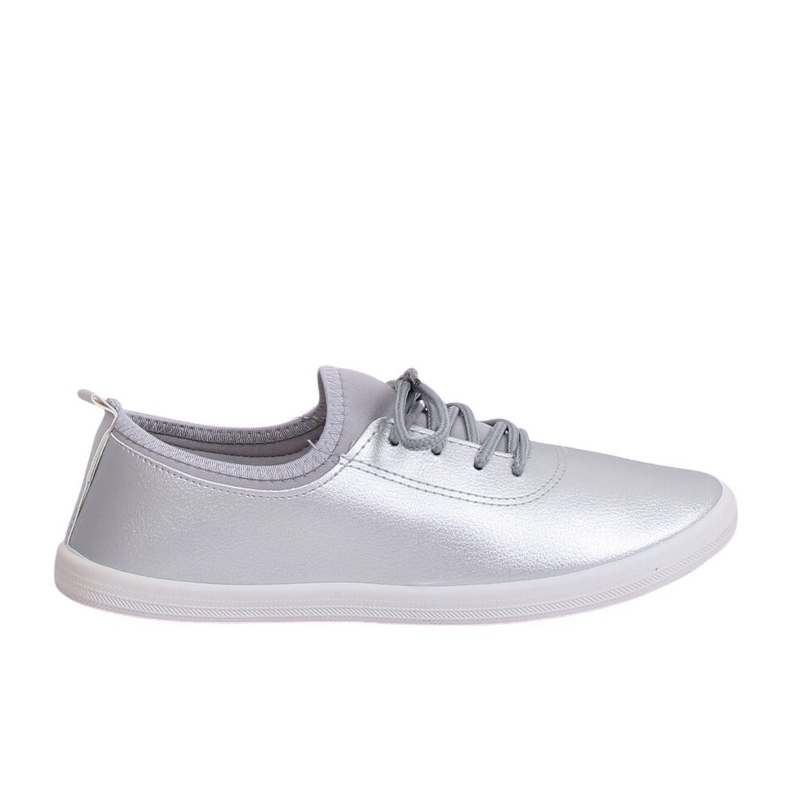 Baskets femme argentées W9782 Argent gris