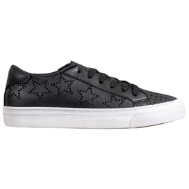 J. Star Baskets ajourées à étoiles le noir
