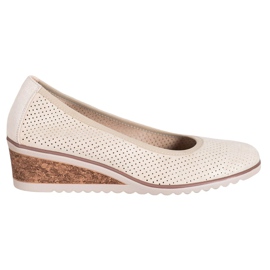 Ballerines Beiges Sur Compensée VINCEZA Ballerines Beiges Sur Compensée VINCEZA