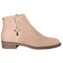 Bottines ajourées légères VINCEZA brun