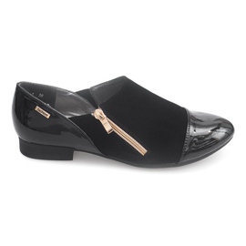 Chaussures Classiques Avec Fermeture À Glissière 2060A Noir le noir