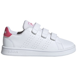 Chaussures Adidas Advantage C Jr EF0221 blanc