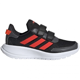 Chaussures Adidas Tensaur Run C Jr EG4143 le noir rouge Chaussures Adidas Tensaur Run C Jr EG4143 le noir rouge