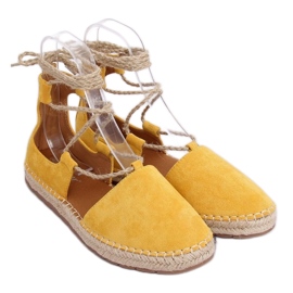 Espadrilles cheville miel JH97P Jaune
