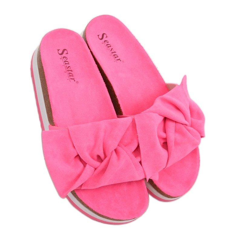 Chaussons rose femme SS116P Fushia Chaussons rose femme SS116P Fushia