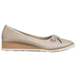 Goodin Escarpins à coins ajourés doré