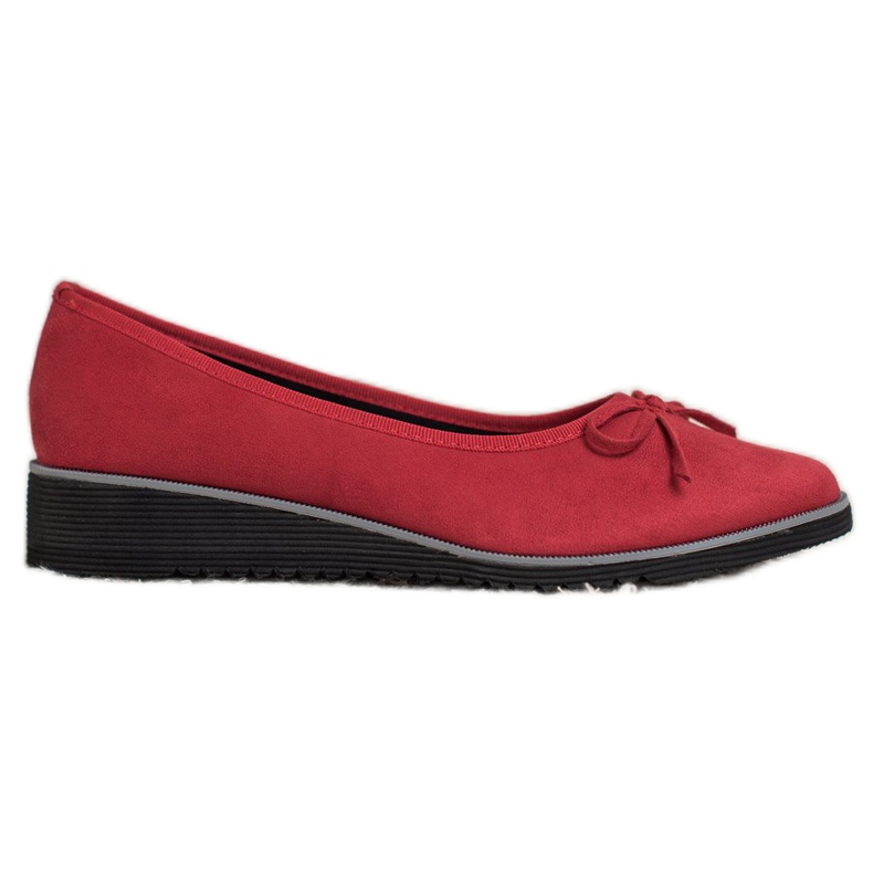 Goodin Ballerine Avec Noeud rouge Goodin Ballerine Avec Noeud rouge