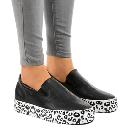 Baskets à enfiler WNH-3 noires