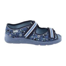 Chaussures pour enfants Befado 969Y141 blanche bleu marin bleu Chaussures pour enfants Befado 969Y141 blanche bleu marin bleu
