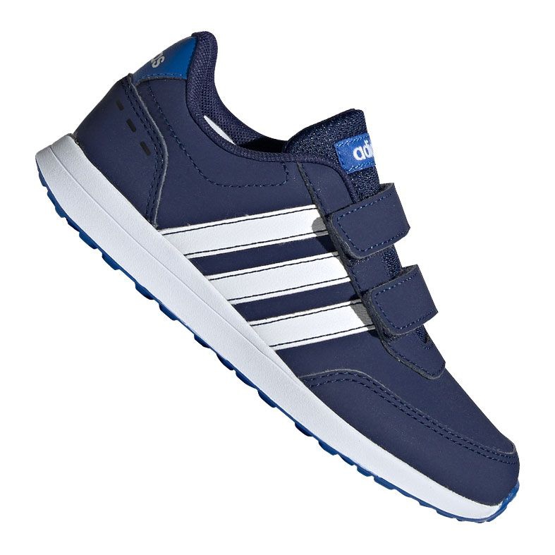 Chaussures Adidas Vs Switch 2 Cf Jr EG5139 blanche bleu marin