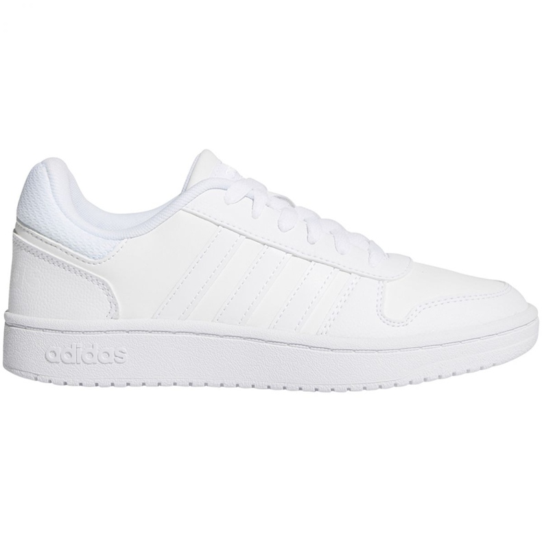 Chaussures Adidas Hoops 2.0 K Jr F35891 blanche Chaussures Adidas Hoops 2.0 K Jr F35891 blanche