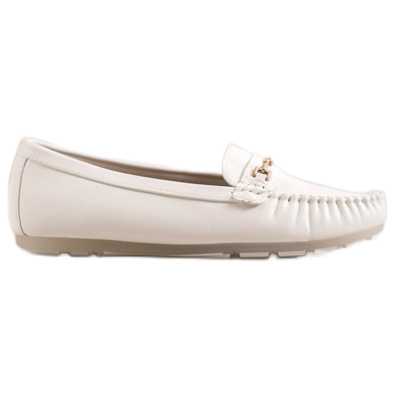 Fama Mocassins élégants blanche