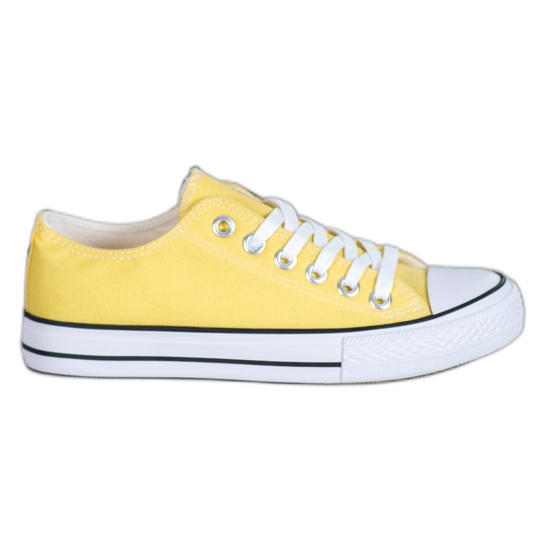 SDS Baskets en textile jaune