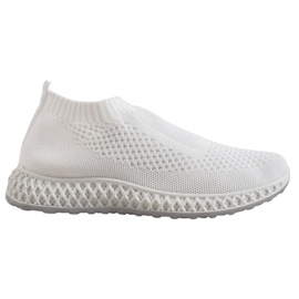 Goodin Chaussures de sport ajourées blanc