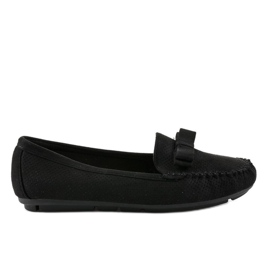 Mocassins noirs à nœud 9F150 le noir