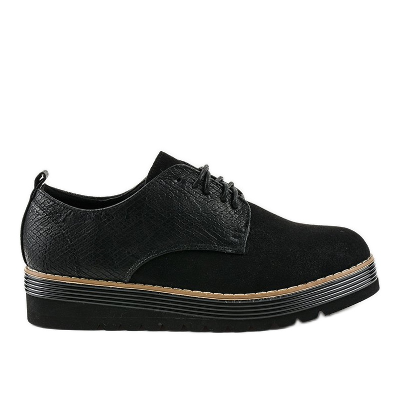 Chaussures de jazz noires JN-31 le noir