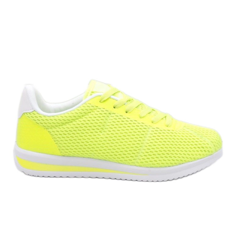 Chaussures de sport femme vert fluo FXZ32-3