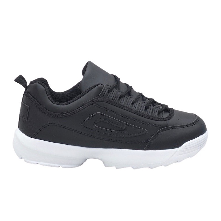 Chaussures de sport noires, baskets DS2-1 le noir