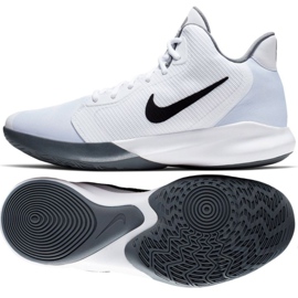 Chaussure Nike Precision Iii M AQ7495-100 blanc blanc