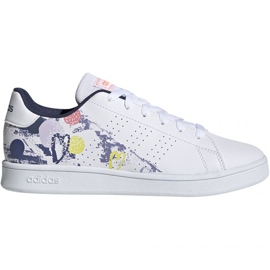 Chaussures Adidas Advantage K Jr EG2000 blanc