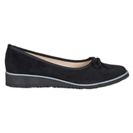 Goodin Ballerine Avec Noeud le noir