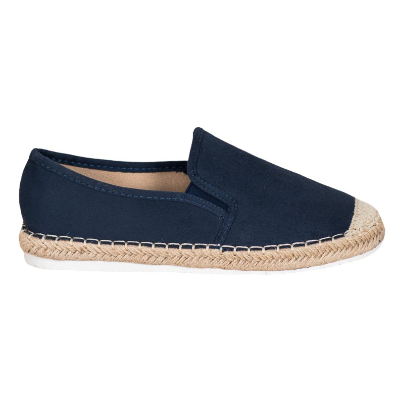 Goodin Espadrilles en daim bleu