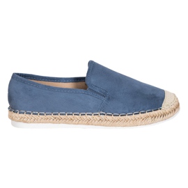 Goodin Espadrilles en daim bleu