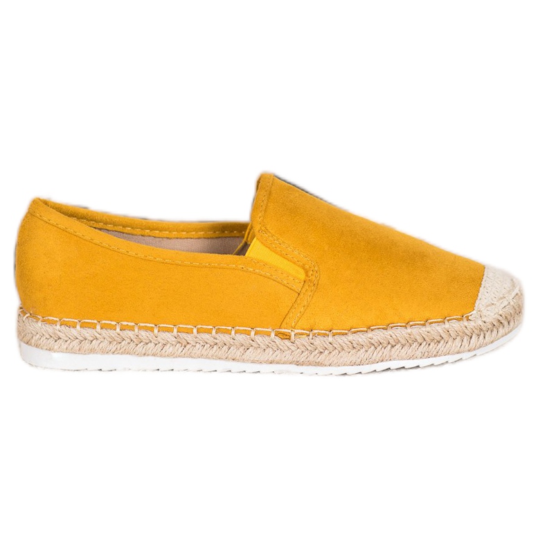 Goodin Espadrilles en daim jaune Goodin Espadrilles en daim jaune
