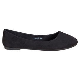 SHELOVET Ballerines confortables le noir