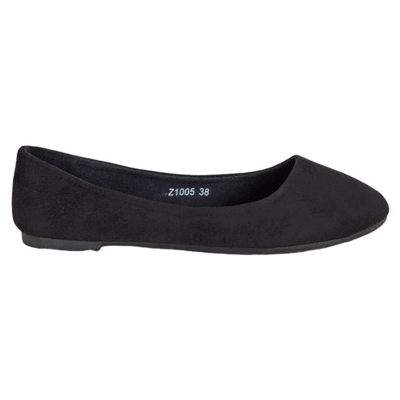 SHELOVET Ballerines confortables le noir
