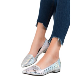 Goodin Ballerines Avec Effet Holo gris
