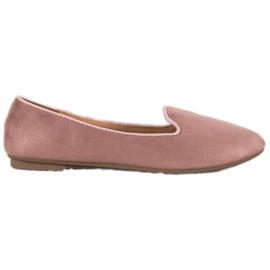 Clowse Seigneurs en daim classiques rose
