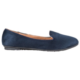 Clowse Seigneurs en daim classiques bleu marine