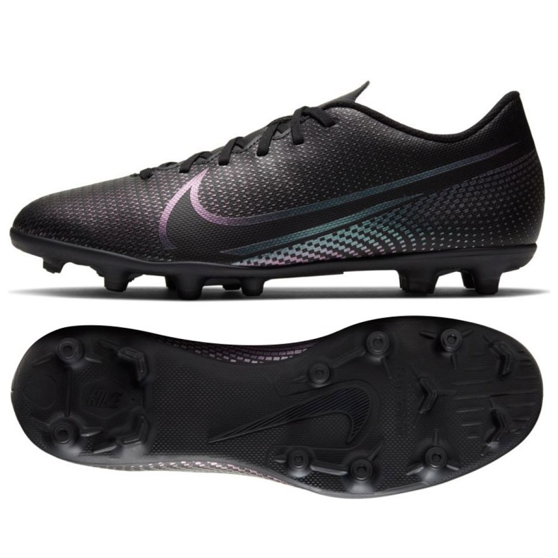 Chaussures de football Nike Mercurial Vapor 13 Club Fg Mg M AT7968-010 multicolore noir