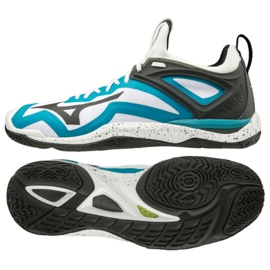 Mizuno Wave Mirage 3 M X1GA195085 chaussures de handball multicolore bleu
