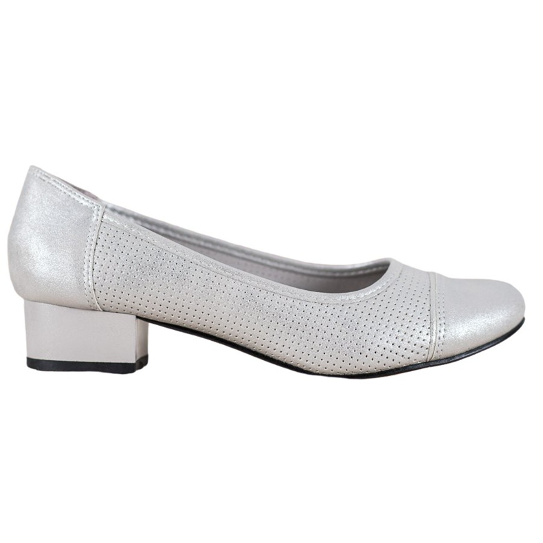 Goodin Escarpins Ajourés Sur Un Pilier gris Goodin Escarpins Ajourés Sur Un Pilier gris