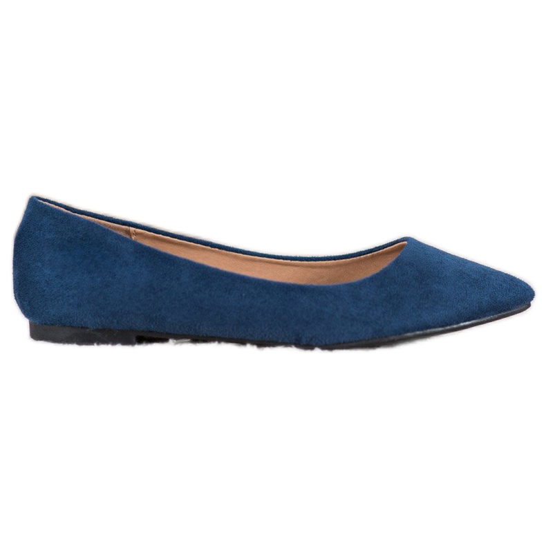 SHELOVET Ballerine En Spitz bleu SHELOVET Ballerine En Spitz bleu
