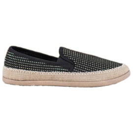 SHELOVET Espadrilles à la mode noir