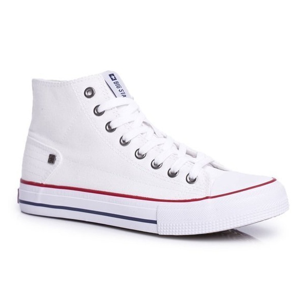 Big Star Baskets montantes blanches pour femmes DD274332 Big Star Baskets montantes blanches pour femmes DD274332