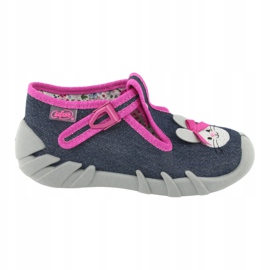 Chaussures pour enfants Befado 110P379 bleu marine rose